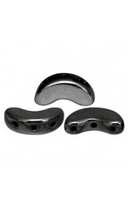 Les perles par Puca® Arcos beads Jet hematite 23980/14400